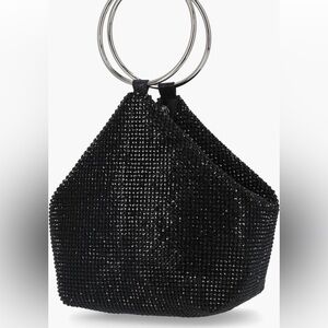 Jessica McClintock Jayda Crystal Mesh Evening Bag